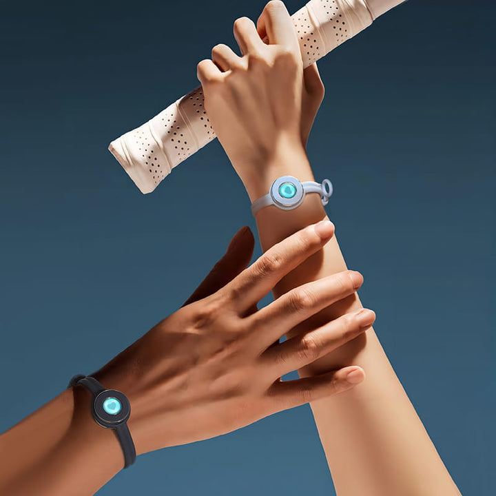 Bracelets tactiles originaux Candy (bleu profond + bleu clair)