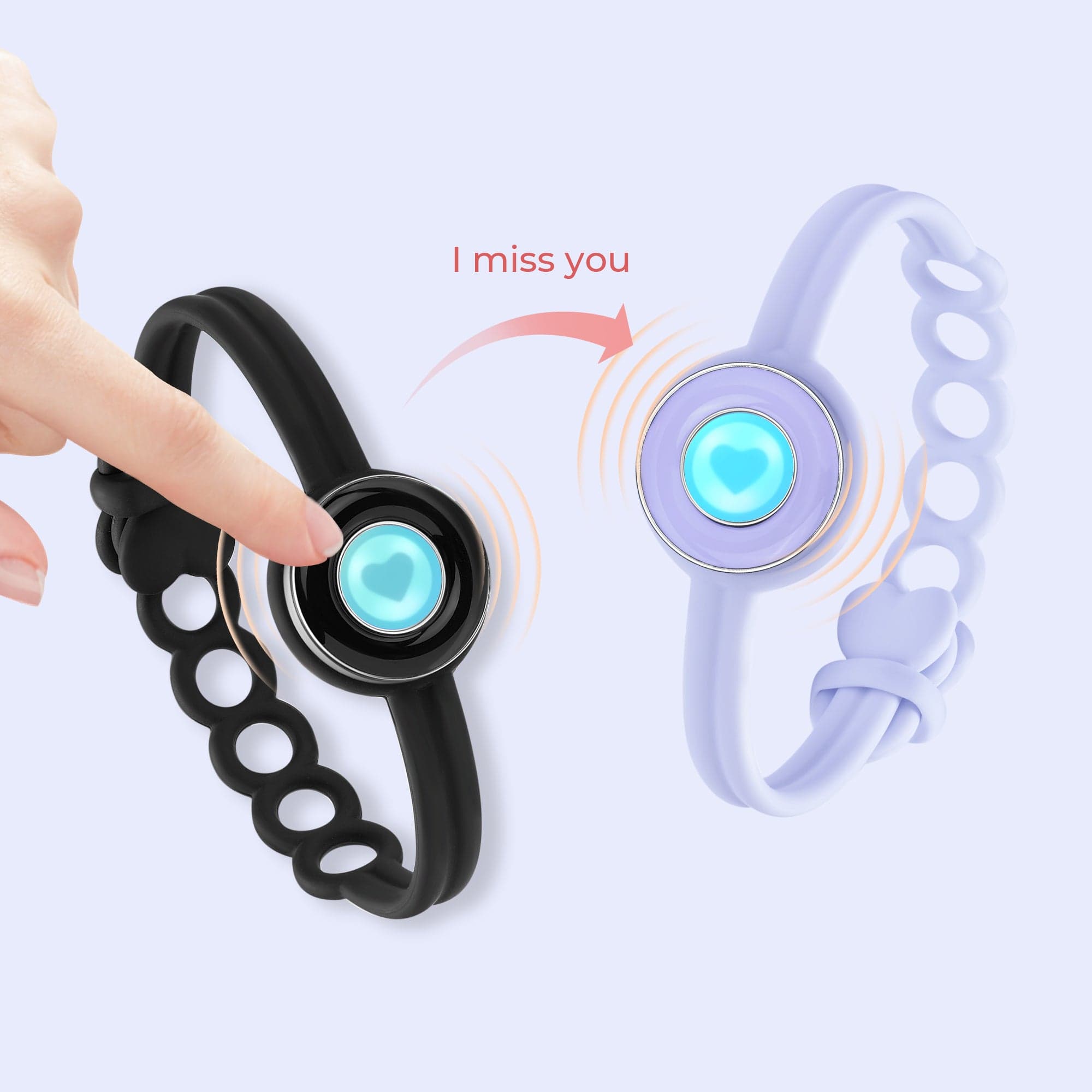 Long Distance Love Bracelets | vibration, bracelet | totwoo touch bracelets  make your connection count through every vibration and light up.🥰 💞 No  matter how far away we are from each other.