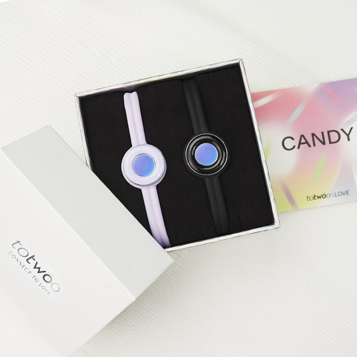 Candy Original Touch Armbänder (Schwarz + Lila)