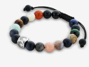 Pulseras con cuentas de piedras Planet Universe