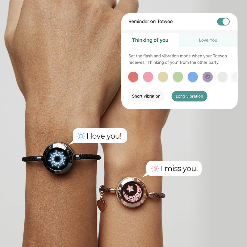 Amazon.com: INOWL Long Distance Touch Bracelets, Couple Bracelets, Remote  Intelligent Matching Couple Bracelets, Suitable for Long Distance Love  Girlfriend Boyfriend to Convey Love and Thoughts of the Jewelry : Clothing,  Shoes &