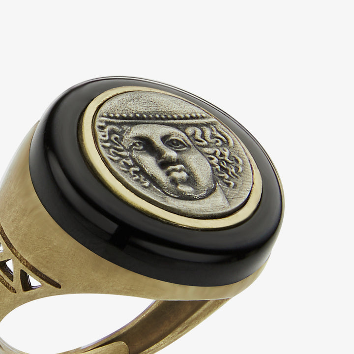totwoo MEET Hermes Smart Ring mit griechischer Münze
